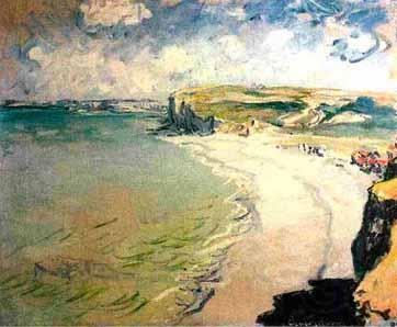 Claude Monet Beach in Pourville